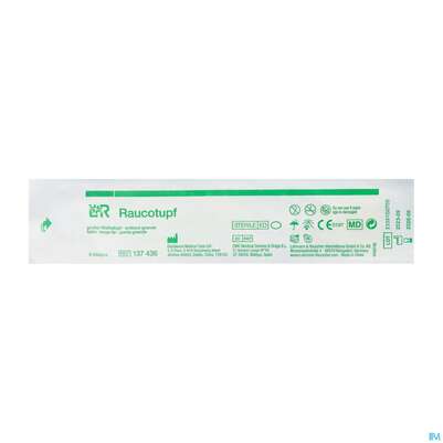 Sie sehen eine Packung Raucotupf Stiel Gr St 5st, Produktbild: 02 Raucotupf Stiel Gr St 5st, A-Nr.: 5171870 - 02