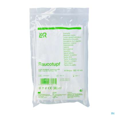 Sie sehen eine Packung Raucotupf Stiel Gross 50st, Produktbild: 02 Raucotupf Stiel Gross 50st, A-Nr.: 4864074 - 02