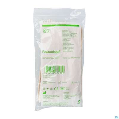 Sie sehen eine Packung Raucotupf Stiel Klein 100st, Produktbild: 02 Raucotupf Stiel Klein 100st, A-Nr.: 4864045 - 02