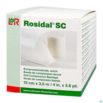 Sie sehen eine Packung Rosidal Sc Bandage 10cmx 3,5m 1st, Produktbild: 01 Rosidal Sc Bandage 10cmx 3,5m 1st, A-Nr.: 4038382 - 01