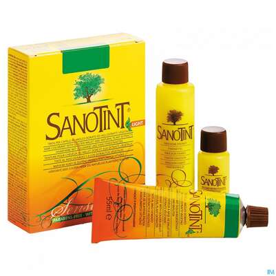 Sie sehen eine Packung Sanotint Light Sensitive Nr 84 Dunkelblond 125ml, Produktbild: 01 Sanotint Light Sensitive Nr 84 Dunkelblond 125ml, A-Nr.: 3988058 - 01