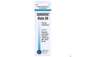 Sanukehl Klebs Tropfen D6 10ml, A-Nr.: 2481506 - 01