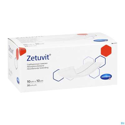 Sie sehen eine Packung Saugkompresse Zetuvit Unsteril 10x 10cm 30st, Produktbild: 03 Saugkompresse Zetuvit Unsteril 10x 10cm 30st, A-Nr.: 1166524 - 03