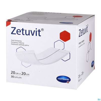 Saugkompresse Zetuvit Unsteril 20x 20cm 30st, A-Nr.: 1166553 - 02