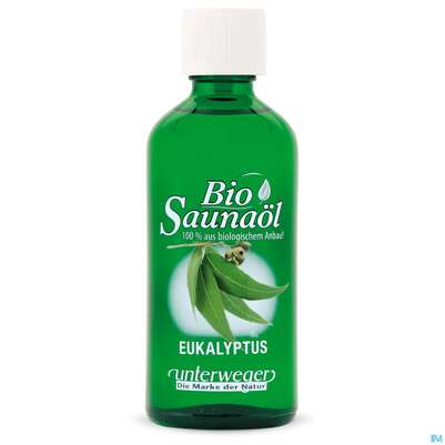 Sie sehen eine Packung Saunaoel Bio Eukalyptus 100ml, Produktbild: 01 Saunaoel Bio Eukalyptus 100ml, A-Nr.: 3898740 - 01