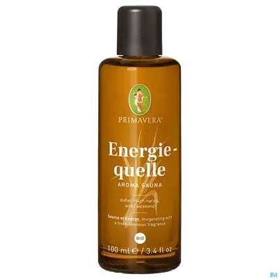 Sie sehen eine Packung Saunaoel Primavera Aroma Bio Energiequelle 100ml, Produktbild: 02 Saunaoel Primavera Aroma Bio Energiequelle 100ml, A-Nr.: 5683021 - 02
