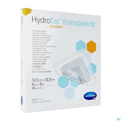 Schaumverband Hydrotac Transparent/comfort 12,5x12,5cm 10st, A-Nr.: 5310573 - 03