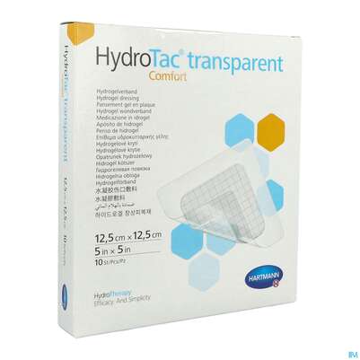 Schaumverband Hydrotac Transparent/comfort 12,5x12,5cm 10st, A-Nr.: 5310573 - 04