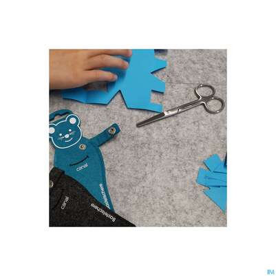 Scheren Canal Rostfrei/stumpf +etui Kinder-u.basteln 10cm 1031- 1st, A-Nr.: 4881598 - 03