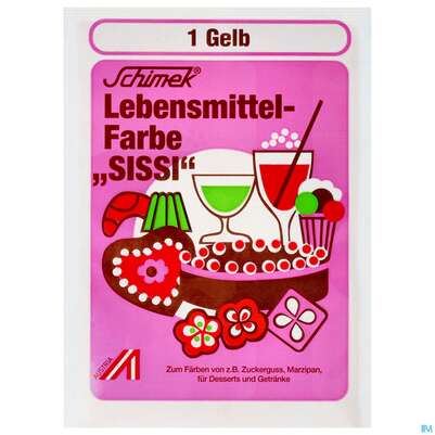 Schimek Lebensmittelfarbe Nr 1 Zitronengelb 4g, A-Nr.: 5744981 - 01