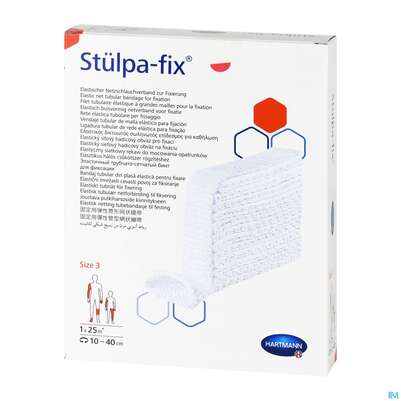 Sie sehen eine Packung Schlauchverband Stuelpa/fix Netz Gr 3 Hand/arm/kinderkopf 25m, Produktbild: 05 Schlauchverband Stuelpa/fix Netz Gr 3 Hand/arm/kinderkopf 25m, A-Nr.: 1734589 - 05