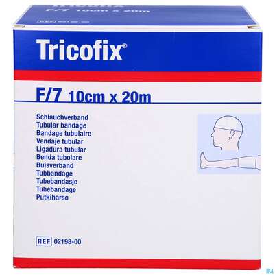 Sie sehen eine Packung Schlauchverband Tricofix 20m Gr F Nr 0219800 1st, Produktbild: 01 Schlauchverband Tricofix 20m Gr F Nr 0219800 1st, A-Nr.: 0635158 - 01