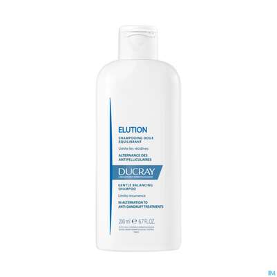 Sie sehen eine Packung Shampoon Ducray Elution Neu 200ml, Produktbild: 03 Shampoon Ducray Elution Neu 200ml, A-Nr.: 5746000 - 03