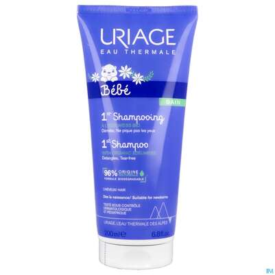 Sie sehen eine Packung Shampoon Uriage Baby 200ml, Produktbild: 01 Shampoon Uriage Baby 200ml, A-Nr.: 5617685 - 01