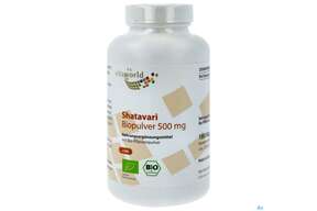 Shatavari Kapseln 500mg Bio Indischer Spargel Vita World 180st, A-Nr.: 5608924 - 01