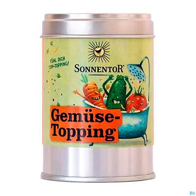 Sonnentor Gewuerzzubereitung Bio Gemuesetopping Dose 09693 45g, A-Nr.: 5636323 - 02