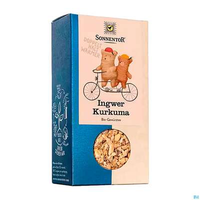 Sie sehen eine Packung Sonnentor Lose Ingwer Kurkuma 00875 120g, Produktbild: 02 Sonnentor Lose Ingwer Kurkuma 00875 120g, A-Nr.: 5226921 - 02