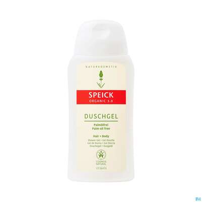 Sie sehen eine Packung Speick Organic 3.0 Duschgel Vegan Nr 61072 200ml, Produktbild: 01 Speick Organic 3.0 Duschgel Vegan Nr 61072 200ml, A-Nr.: 4516597 - 01