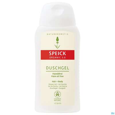 Sie sehen eine Packung Speick Organic 3.0 Duschgel Vegan Nr 61072 200ml, Produktbild: 02 Speick Organic 3.0 Duschgel Vegan Nr 61072 200ml, A-Nr.: 4516597 - 02