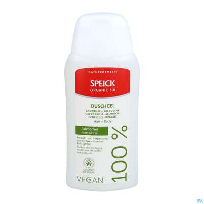 Sie sehen eine Packung Speick Organic 3.0 Duschgel Vegan Nr 61072 200ml, Produktbild: 03 Speick Organic 3.0 Duschgel Vegan Nr 61072 200ml, A-Nr.: 4516597 - 03