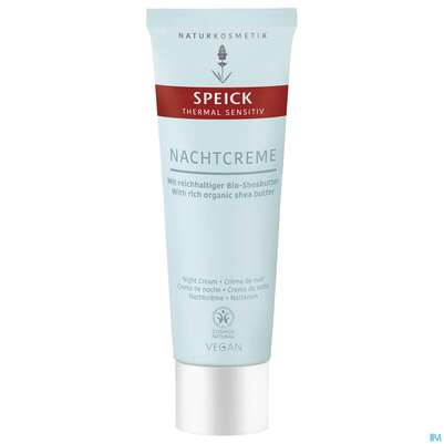 Sie sehen eine Packung Speick Thermal/sensitive Nachtcreme Nr 61166 50ml, Produktbild: 02 Speick Thermal/sensitive Nachtcreme Nr 61166 50ml, A-Nr.: 4098438 - 02