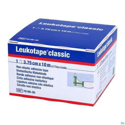 Sie sehen eine Packung Tape Leukotape Classic 10mx 3,75cm Gruen 1st, Produktbild: 02 Tape Leukotape Classic 10mx 3,75cm Gruen 1st, A-Nr.: 3442017 - 02
