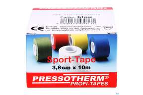 Tape Pressotherm/sport-tape 3,8cmx 10m Reissfest Hautvertraegl Blau 1st, A-Nr.: 4251182 - 01