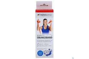Theraband 2,5m +anleitung +zippbox Rot -mittel 1st, A-Nr.: 3157185 - 01