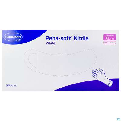 Untersuchungshandschuhe Peha/soft/puderfrei Nitrile Unsteril White Xl 180st, A-Nr.: 3994076 - 03