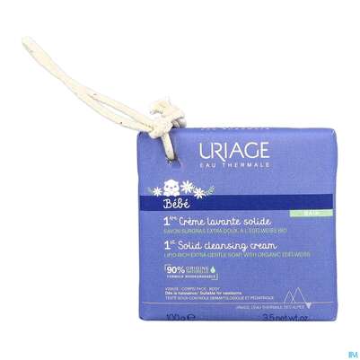 Sie sehen eine Packung Uriage Baby Feste Duschcreme 100g, Produktbild: 03 Uriage Baby Feste Duschcreme 100g, A-Nr.: 5617739 - 03