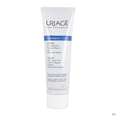 Sie sehen eine Packung Uriage Bariederm-cica Creme +kupfer-zink 100ml, Produktbild: 03 Uriage Bariederm-cica Creme +kupfer-zink 100ml, A-Nr.: 5617774 - 03