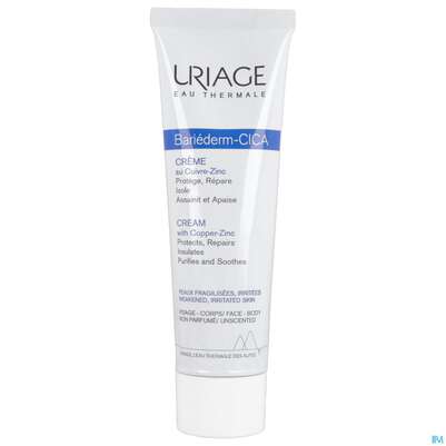 Sie sehen eine Packung Uriage Bariederm-cica Creme +kupfer-zink 100ml, Produktbild: 04 Uriage Bariederm-cica Creme +kupfer-zink 100ml, A-Nr.: 5617774 - 04