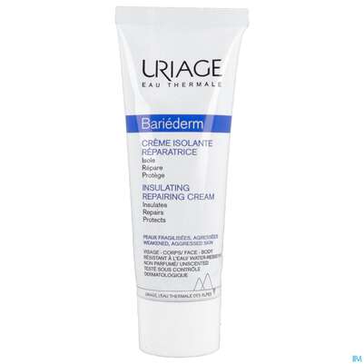 Sie sehen eine Packung Uriage Bariederm-cica Isolierende/creme +reparaturwirkung 75ml, Produktbild: 04 Uriage Bariederm-cica Isolierende/creme +reparaturwirkung 75ml, A-Nr.: 5617863 - 04