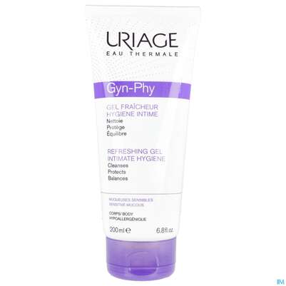 Uriage Gyn/phy Erfrischendes Gel Intimpflege Seifenfrei 200ml, A-Nr.: 5618294 - 01