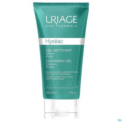 Sie sehen eine Packung Uriage Hyseac Reinigendes Gel Seifenfrei 150ml, Produktbild: 02 Uriage Hyseac Reinigendes Gel Seifenfrei 150ml, A-Nr.: 5618584 - 02