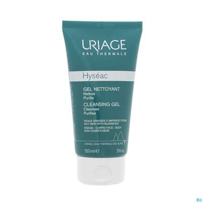 Sie sehen eine Packung Uriage Hyseac Reinigendes Gel Seifenfrei 150ml, Produktbild: 03 Uriage Hyseac Reinigendes Gel Seifenfrei 150ml, A-Nr.: 5618584 - 03