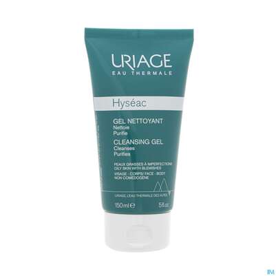 Sie sehen eine Packung Uriage Hyseac Reinigendes Gel Seifenfrei 150ml, Produktbild: 06 Uriage Hyseac Reinigendes Gel Seifenfrei 150ml, A-Nr.: 5618584 - 06