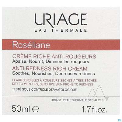 Uriage Roseliane Reichhaltige Creme Gegen Roetungen 40ml, A-Nr.: 5618696 - 01