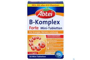 Vitamin B/dragees Komplex Forte Tf Abtei 50000 50st, A-Nr.: 5720377 - 01
