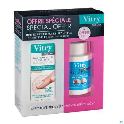 Sie sehen eine Packung Vitry 2er-set Nagelexperte Sensitiv 1pc, Produktbild: 01 Vitry 2er-set Nagelexperte Sensitiv 1pc, A-Nr.: 5229397 - 01
