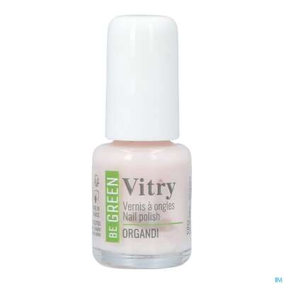 Sie sehen eine Packung Vitry Be Nagellack 25 Organdi Vgree 6ml, Produktbild: 01 Vitry Be Nagellack 25 Organdi Vgree 6ml, A-Nr.: 5454639 - 01