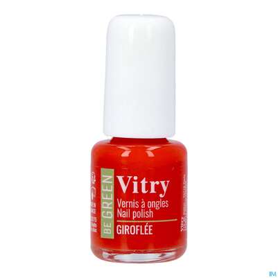 Sie sehen eine Packung Vitry Be Nagellack 66 Giroflee Vgree 6ml, Produktbild: 01 Vitry Be Nagellack 66 Giroflee Vgree 6ml, A-Nr.: 5455082 - 01