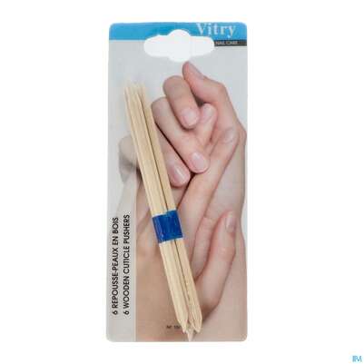 Sie sehen eine Packung Vitry Nagelhautschieber Aus Holz 1pc, Produktbild: 04 Vitry Nagelhautschieber Aus Holz 1pc, A-Nr.: 4633618 - 04