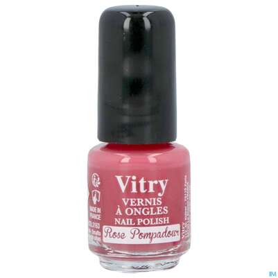 Vitry Nagellack 163 Rose Pompad Vcolo 4ml, A-Nr.: 5177513 - 02