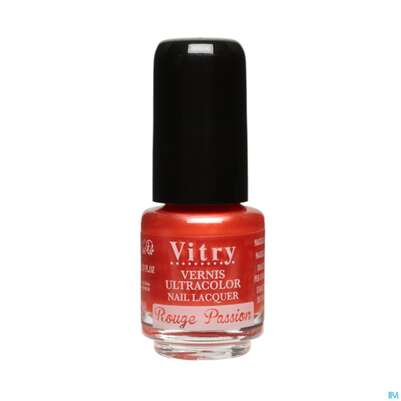 Sie sehen eine Packung Vitry Nagellack 51 Passion Red 4ml, Produktbild: 04 Vitry Nagellack 51 Passion Red 4ml, A-Nr.: 4628646 - 04