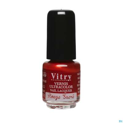 Sie sehen eine Packung Vitry Nagellacke : Rouge Sacré 4ml, Produktbild: 04 Vitry Nagellacke : Rouge Sacré 4ml, A-Nr.: 4629203 - 04