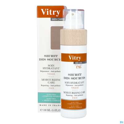 Sie sehen eine Packung Vitry Secret Des Sources – Feuchtigkeitspflege 100ml, Produktbild: 08 Vitry Secret Des Sources – Feuchtigkeitspflege 100ml, A-Nr.: 4785067 - 08