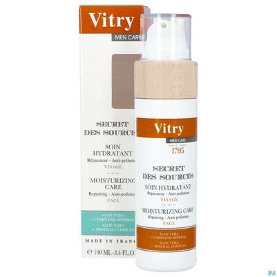 Sie sehen eine Packung Vitry Secret Des Sources – Feuchtigkeitspflege 100ml, Produktbild: 09 Vitry Secret Des Sources – Feuchtigkeitspflege 100ml, A-Nr.: 4785067 - 09