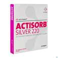 Sie sehen eine Packung Wundauflagen Actisorb/silver 220 -chemomedica Mas105 10,5x 10,5cm 10st, Produktbild: 02 Wundauflagen Actisorb/silver 220 -chemomedica Mas105 10,5x 10,5cm 10st, A-Nr.: 2380610 - 02