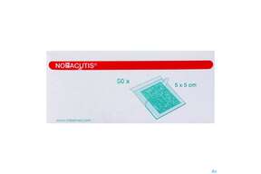 Wundauflagen Nobacutis Salbenkompresse Steril 5x 5cm 50st, A-Nr.: 3337786 - 01